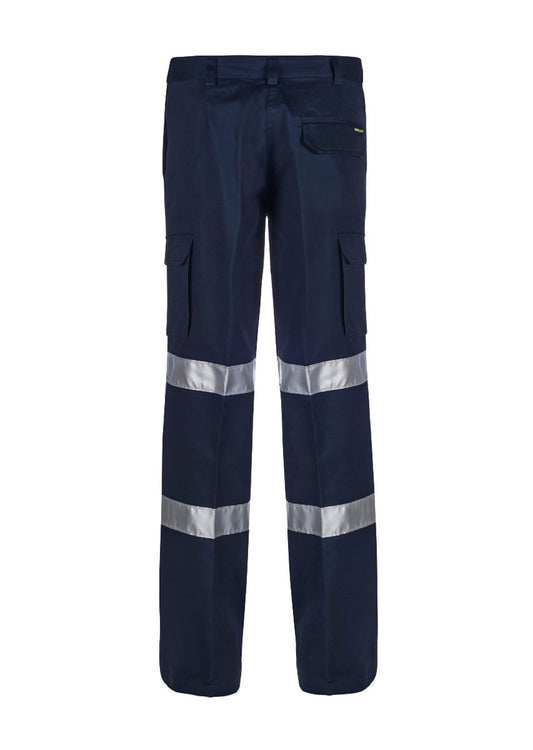 WORKCRAFT-LADIES CARGO TROUSER/ CSR TAPE