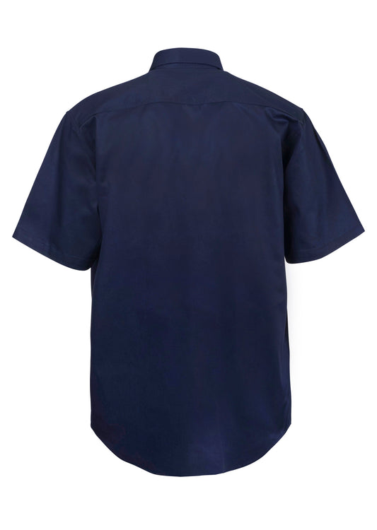 WORKCRAFT-SHORT SLEEVE COTTON SHIRT