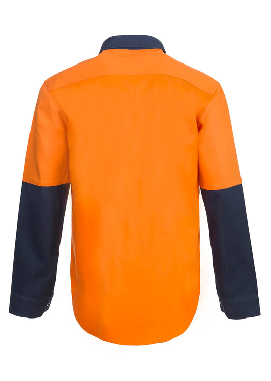 WORKCRAFT-HYBRID TWO TONE SHIRT