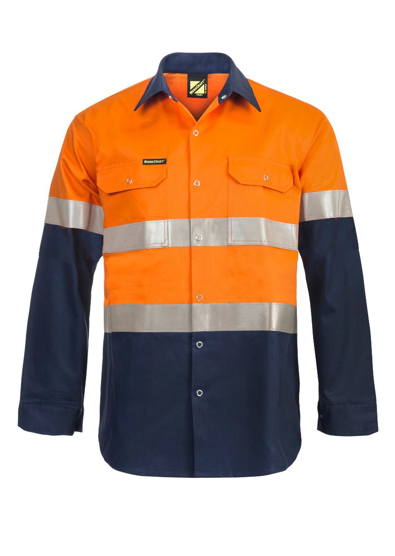 WORKCRAFT-LONG SLEEVE SHIRT INDTAPE
