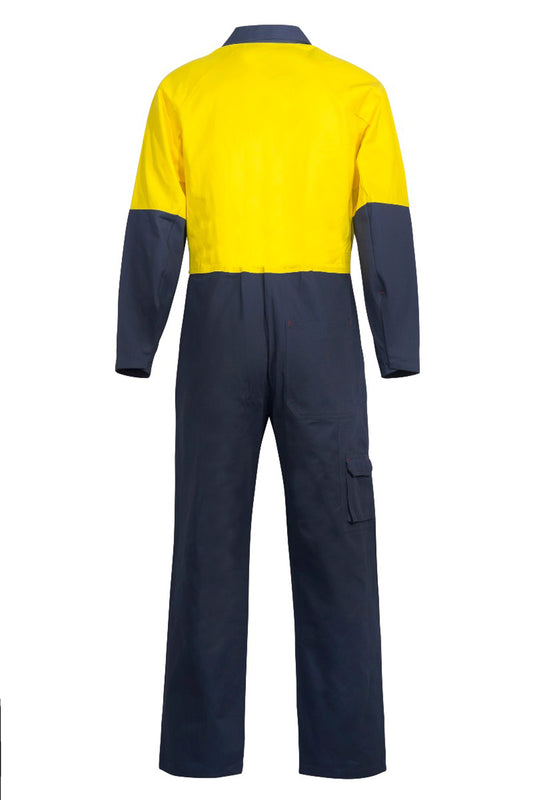 Workcraft - HI VIS TWO TONE COVERALLS