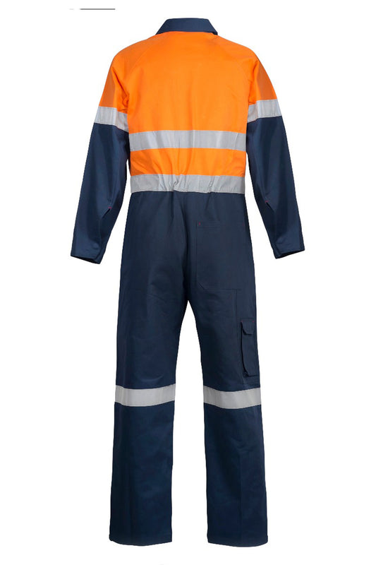 WORKCRAFT-HI VIS COVERALL CSR TAPE