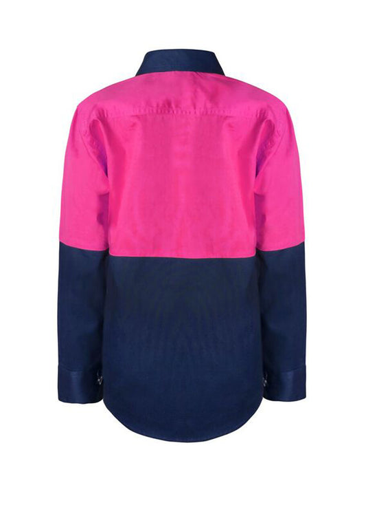 WORKCRAFT-KIDS TWO TONE SHIRT