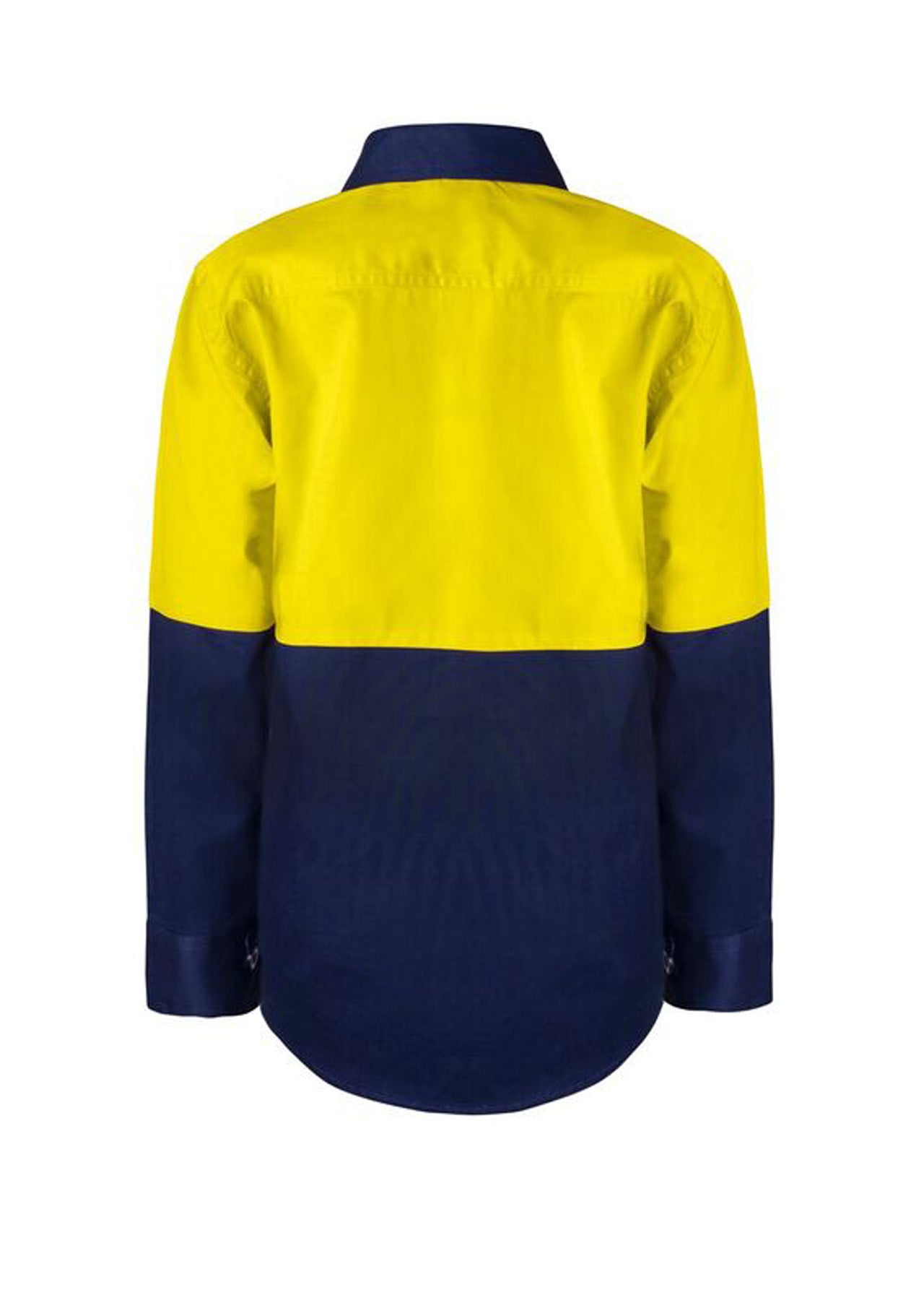 WORKCRAFT-KIDS HI VIS SHIRT LONG SLEEVE