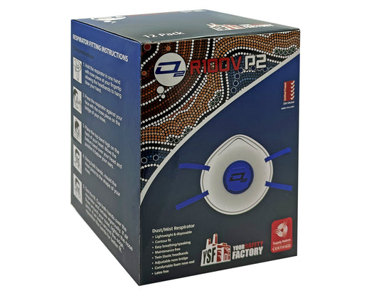 YSF -  Disposable P2 Valved Respirator (Carton of 240)