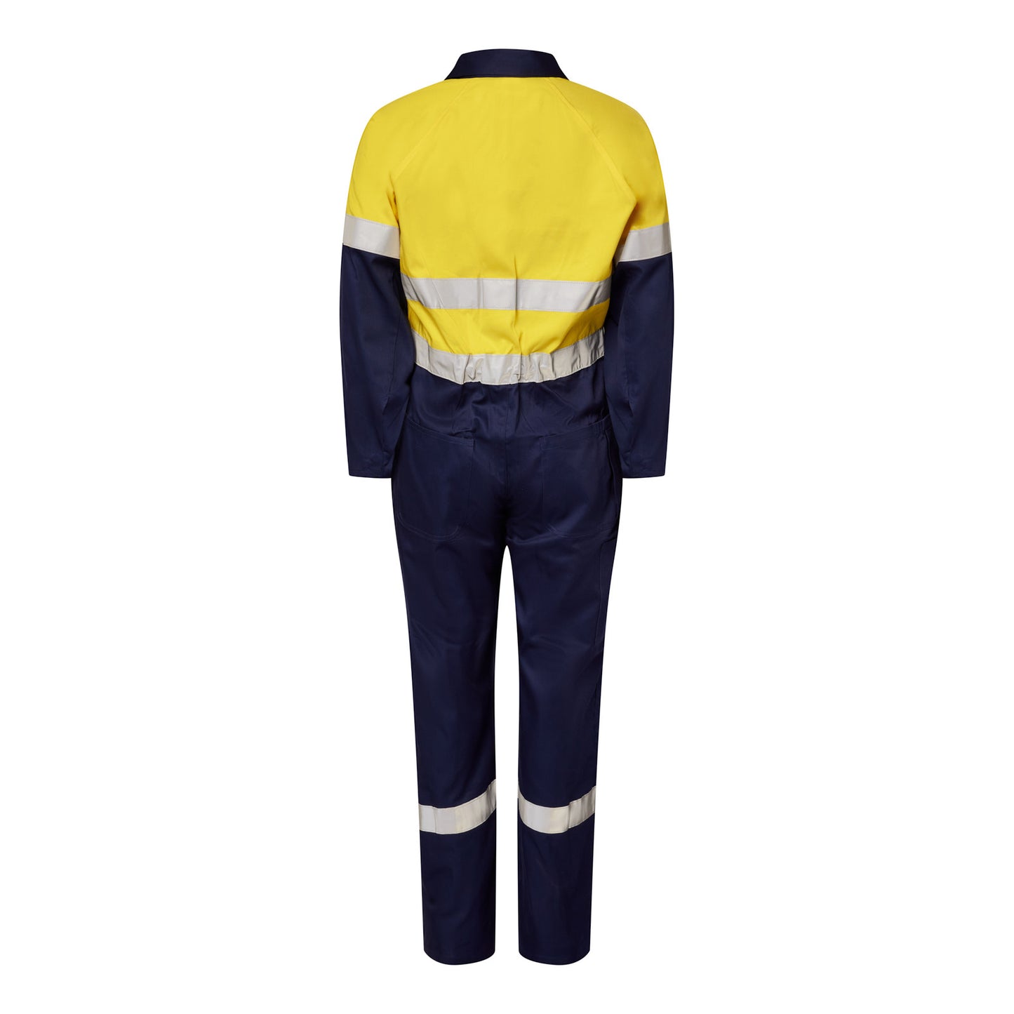 WORKCRAFT-LIGHT HI VIS COVERALL CSR TAPE