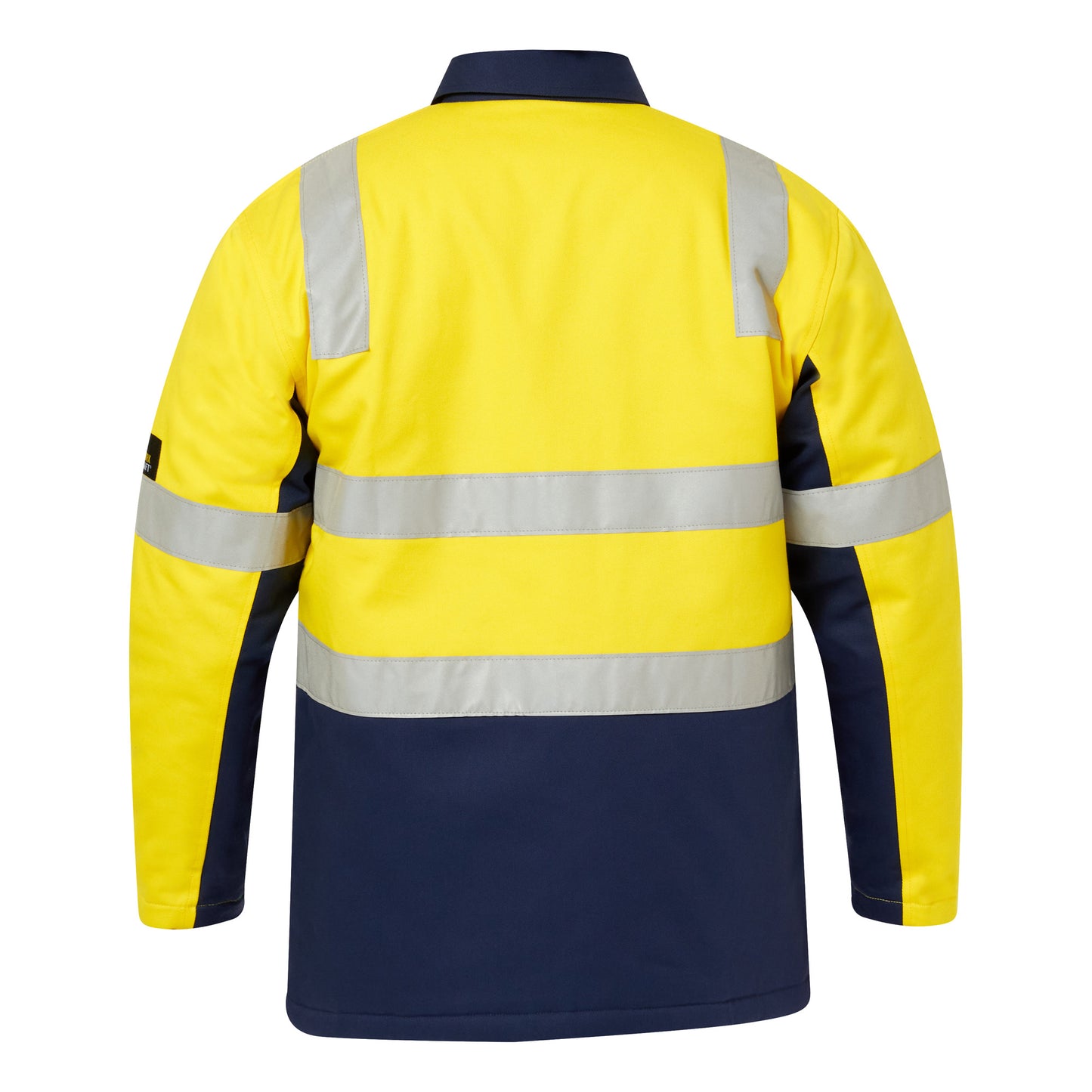 WORKCRAFT-HI VIS QUILTED JKT W/TAPE