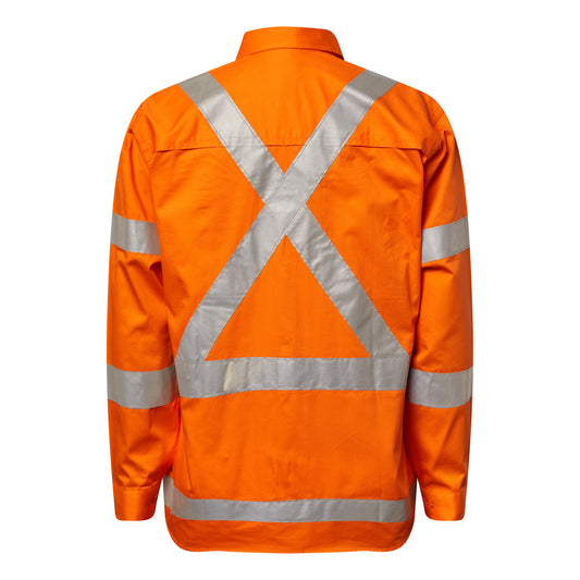 WORKCRAFT-FULL COLOUR L/S MENS SHIRT