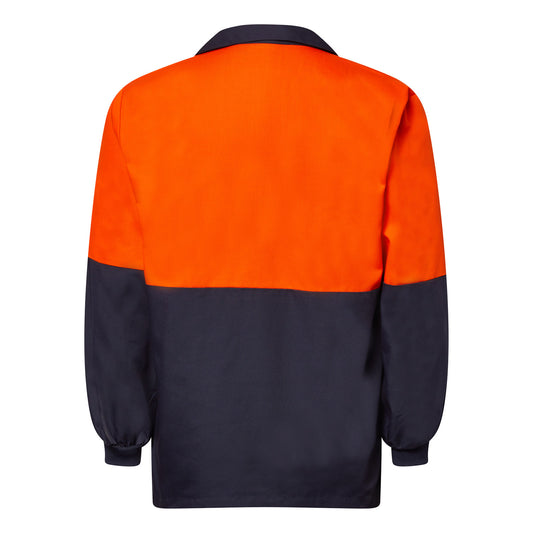 WORKCRAFT-JACSHIRT L/S HIVIS 2 TONE NKIN