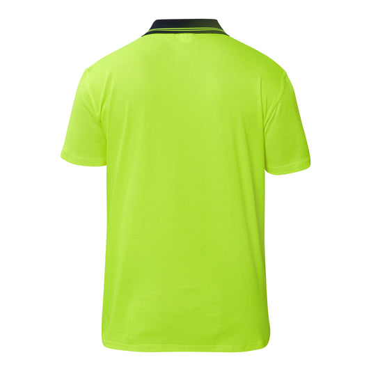 WORKCRAFT-HI VIS TWO TONE SS POLO CB