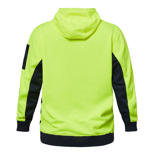 WORKCRAFT-TWO TONE HI VIS HOODIE