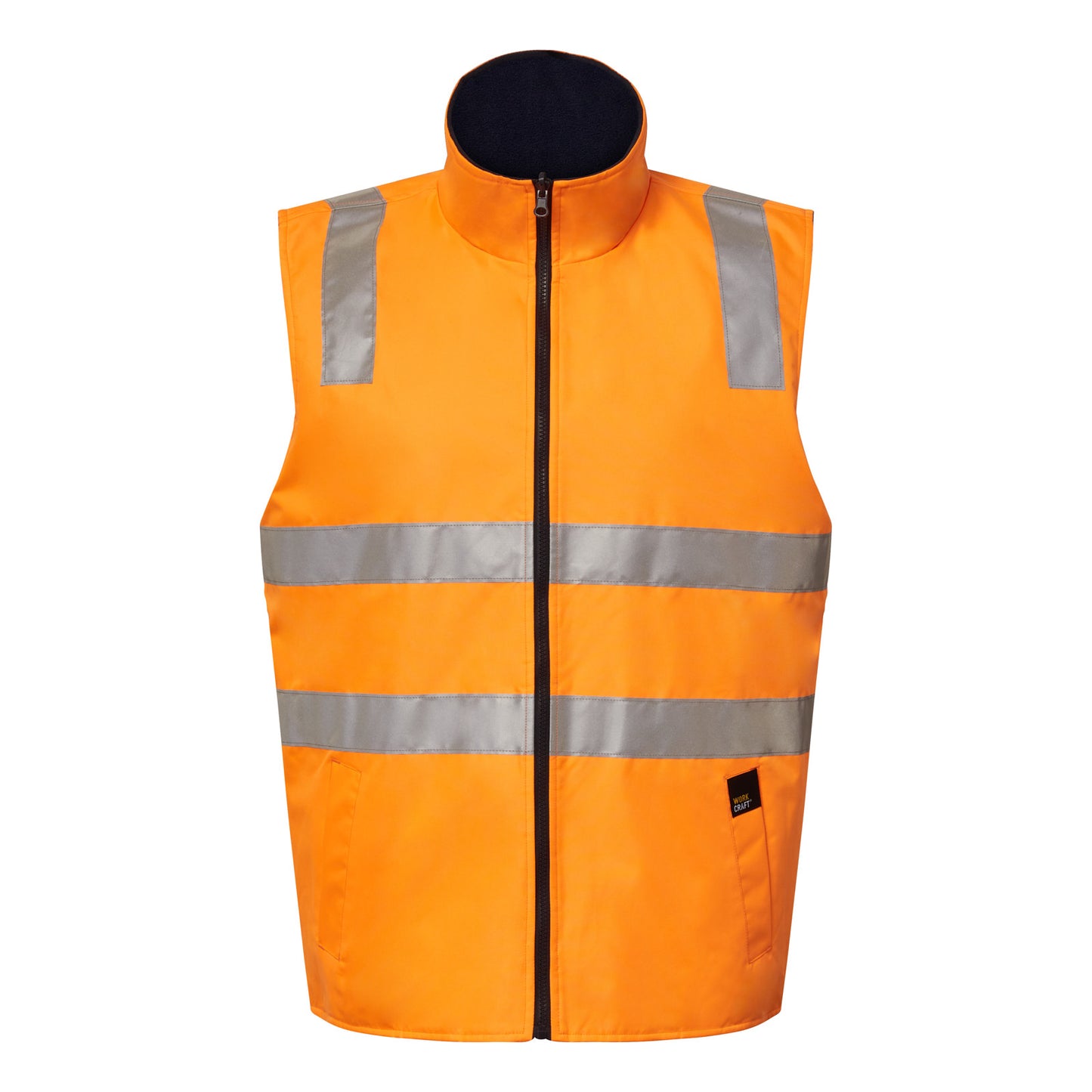WORKCRAFT-VIC RAIL VEST W/TAPE