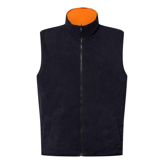 WORKCRAFT-HI VIS REVERSIBLE VEST -TAPE