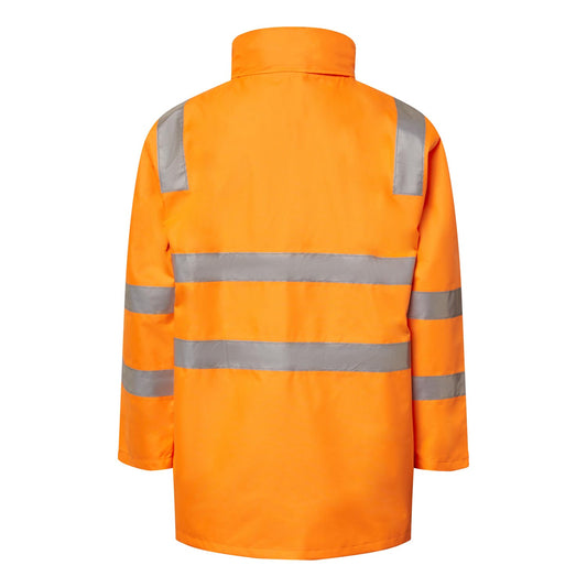 WORKCRAFT-VIC RAIL HIVIS JACKET-TAPE
