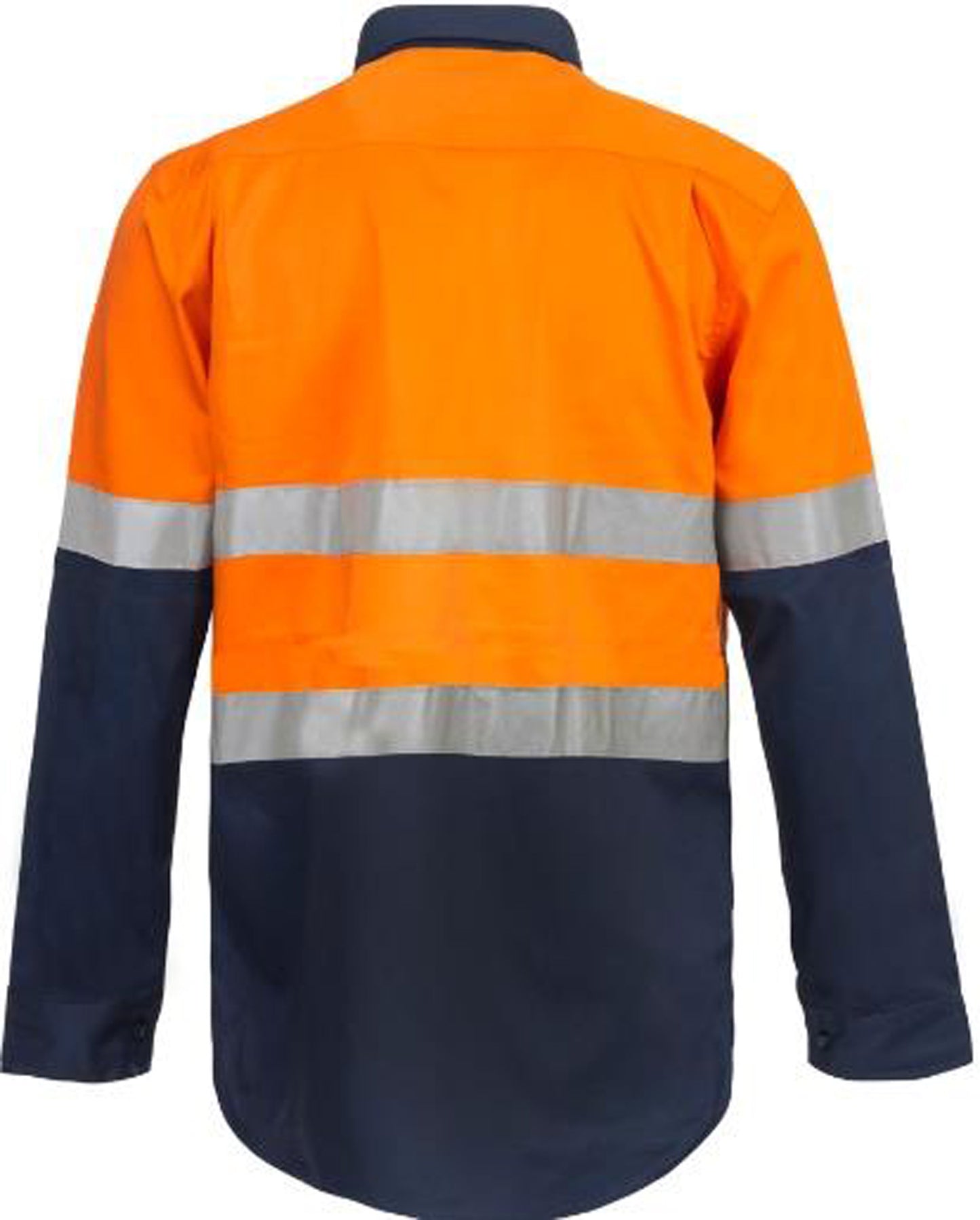 WORKCRAFT-2TONE HALF PLKET SHT W TAPE
