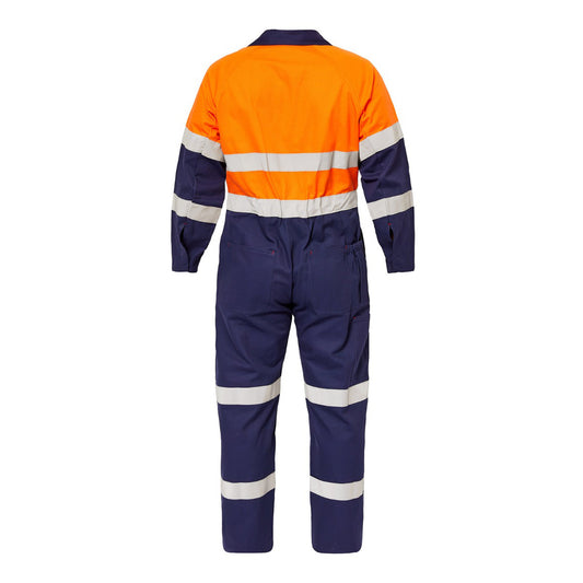 WORKCRAFT-HI VIS COVERALL IND TAPE