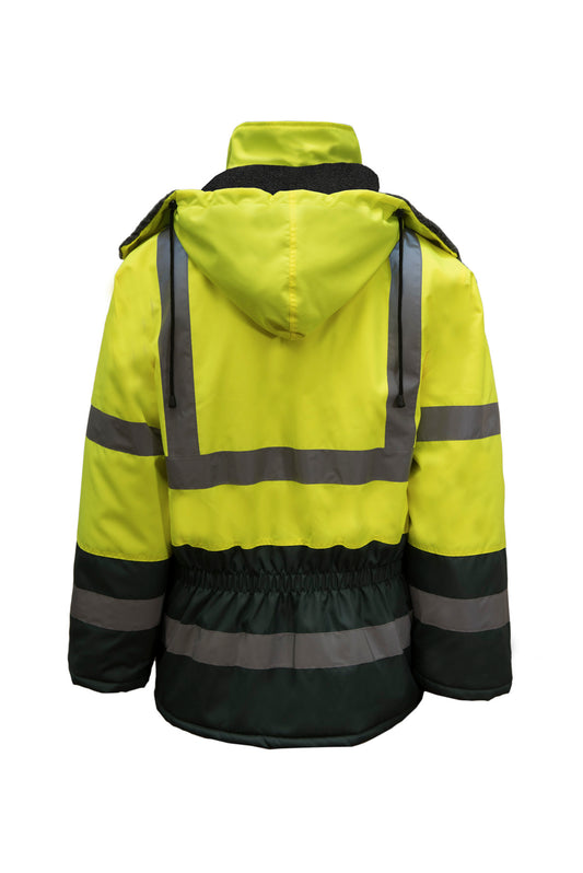 WORKCRAFT-TWO TONE JACKET WITH TAPE