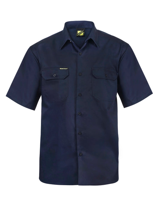 Workcraft - Short Sleeve Cotton Drill Shirt
