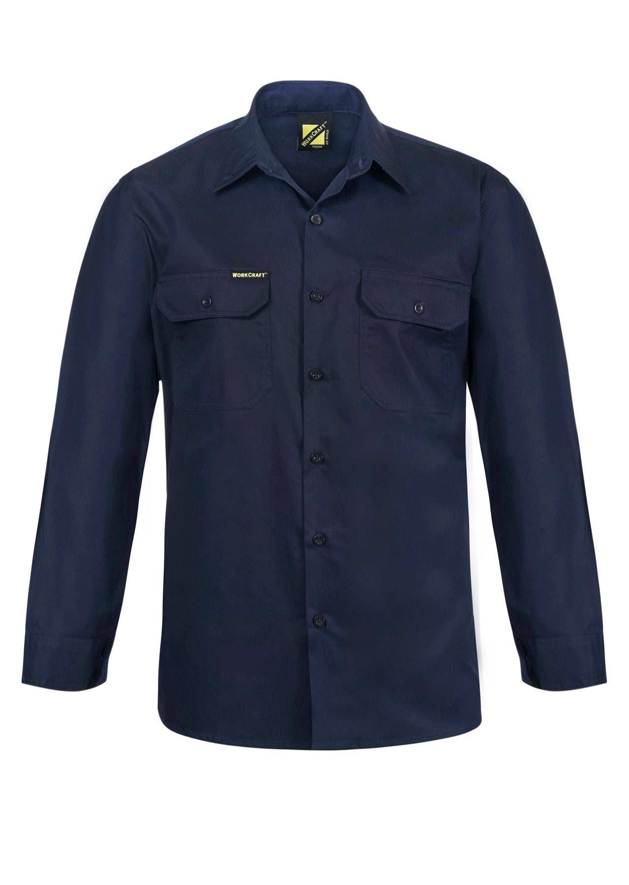 WORKCRAFT-FULL COLOUR VENTED L/S SHIRT