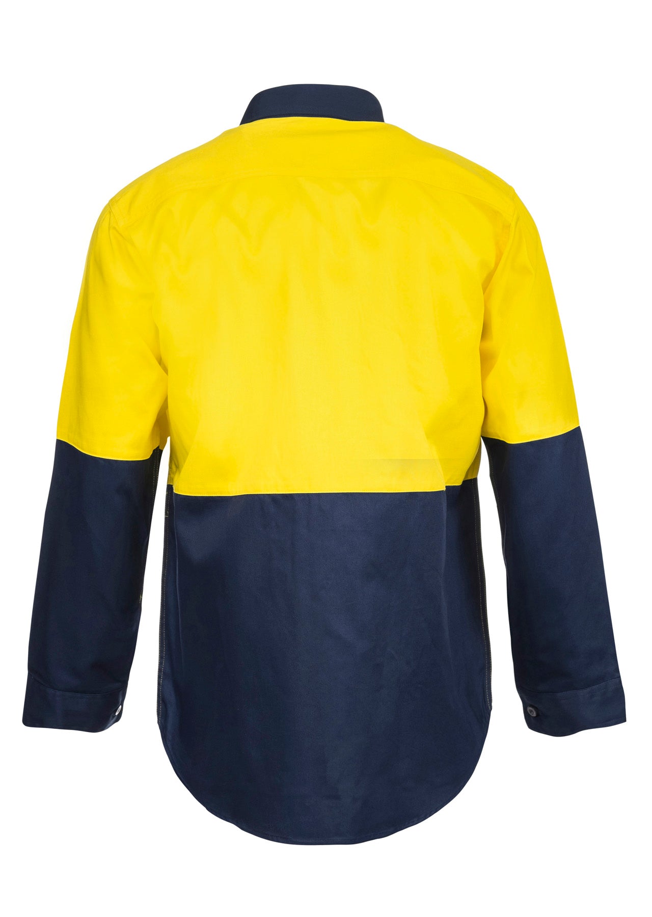 WORKCRAFT-TWO TONE LONG SLEEVE SHIRT
