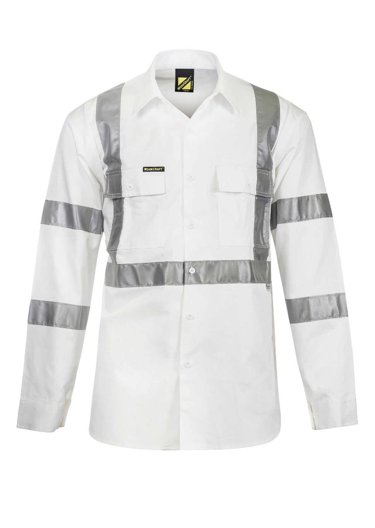 WORKCRAFT-COTTON SHIRT WITH CSR TAPE