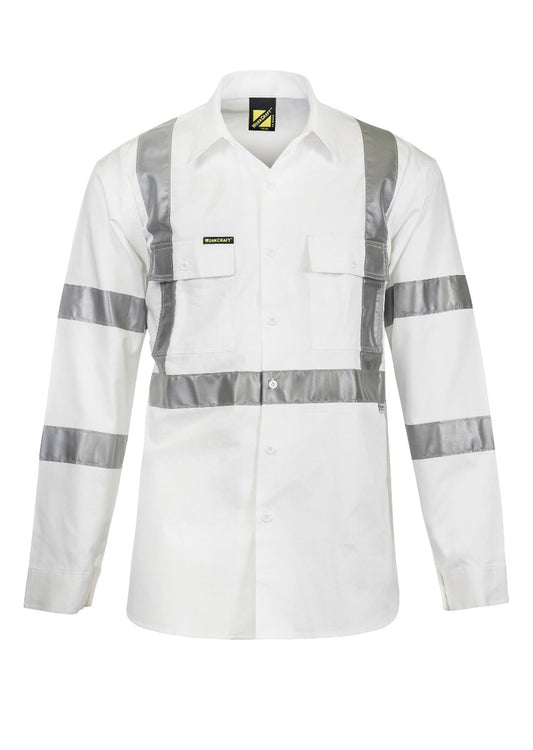 WORKCRAFT-COTTON SHIRT WITH CSR TAPE