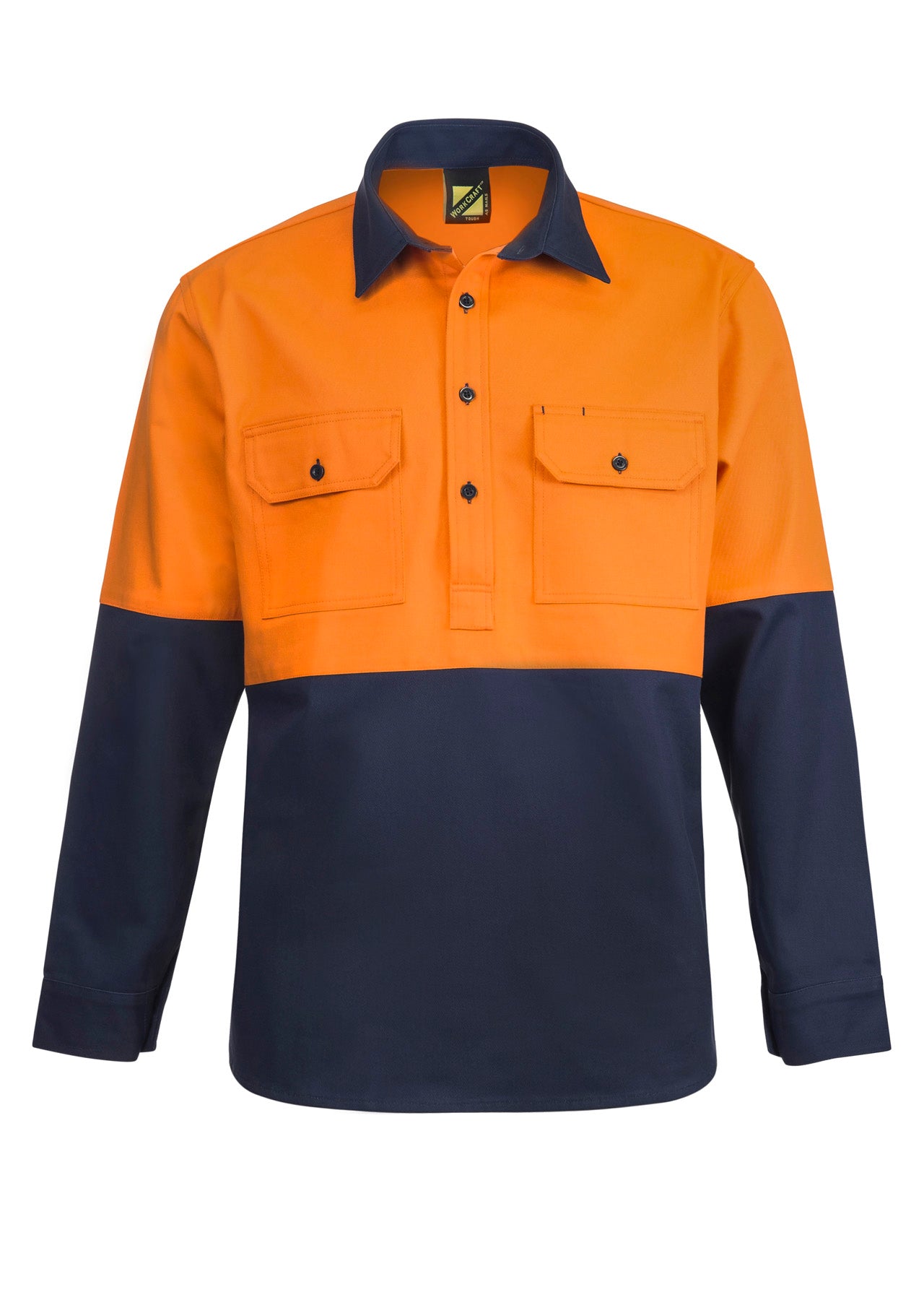 WORKCRAFT-HYBRID TWO TONE SHIRT