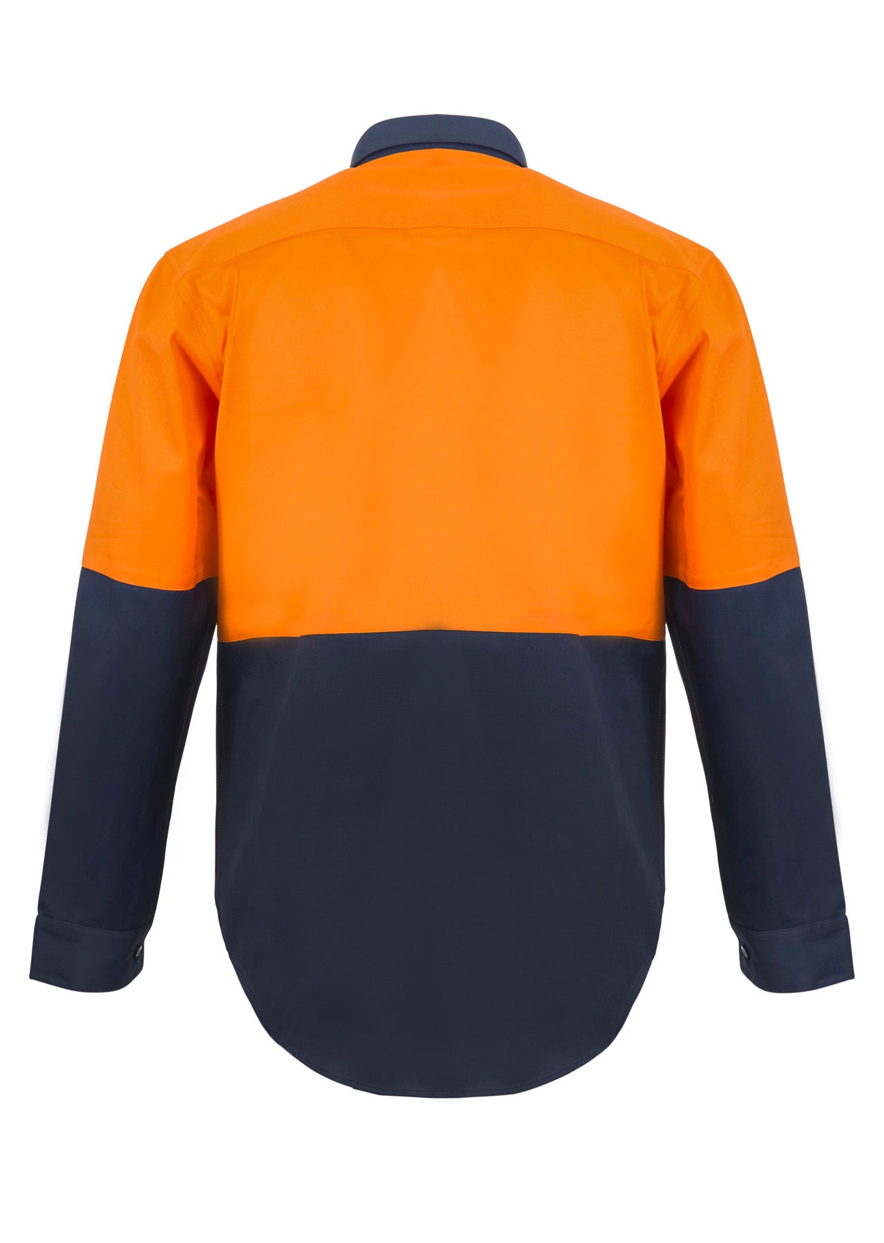 WORKCRAFT-2TONE HALF PLKET SHT W GUSSET