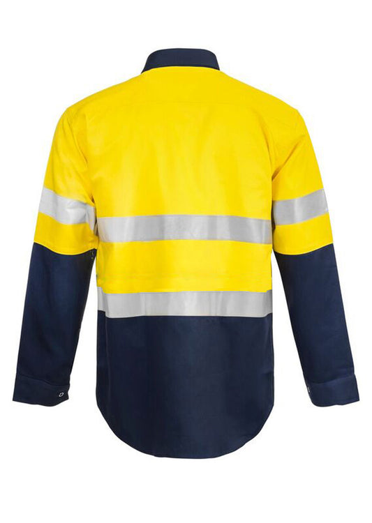 WORKCRAFT-LONG SLEEVE SHIRT INDTAPE