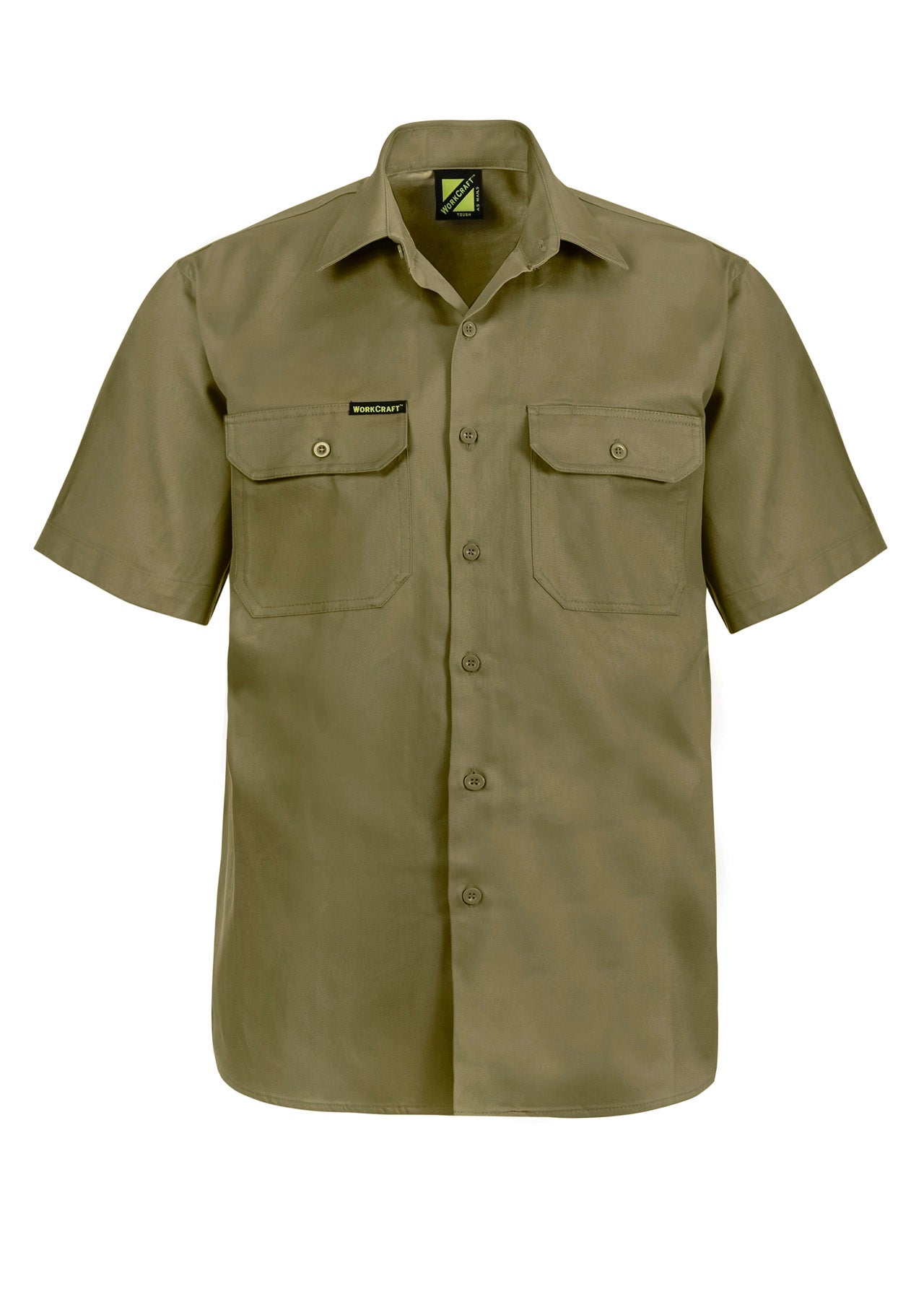 WORKCRAFT-SHORT SLEEVE COTTON SHIRT
