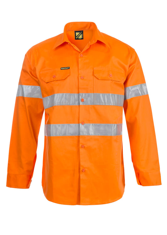 WORKCRAFT-LONG SLEEVE SHIRT W/ CSR TAPE