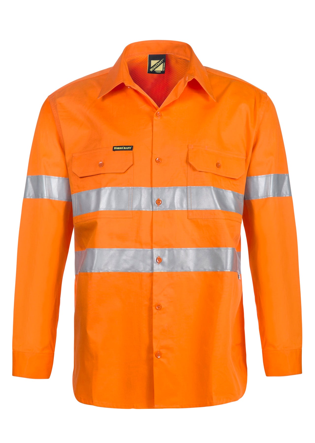 WORKCRAFT-COTTON SHIRT WITH CSR TAPE