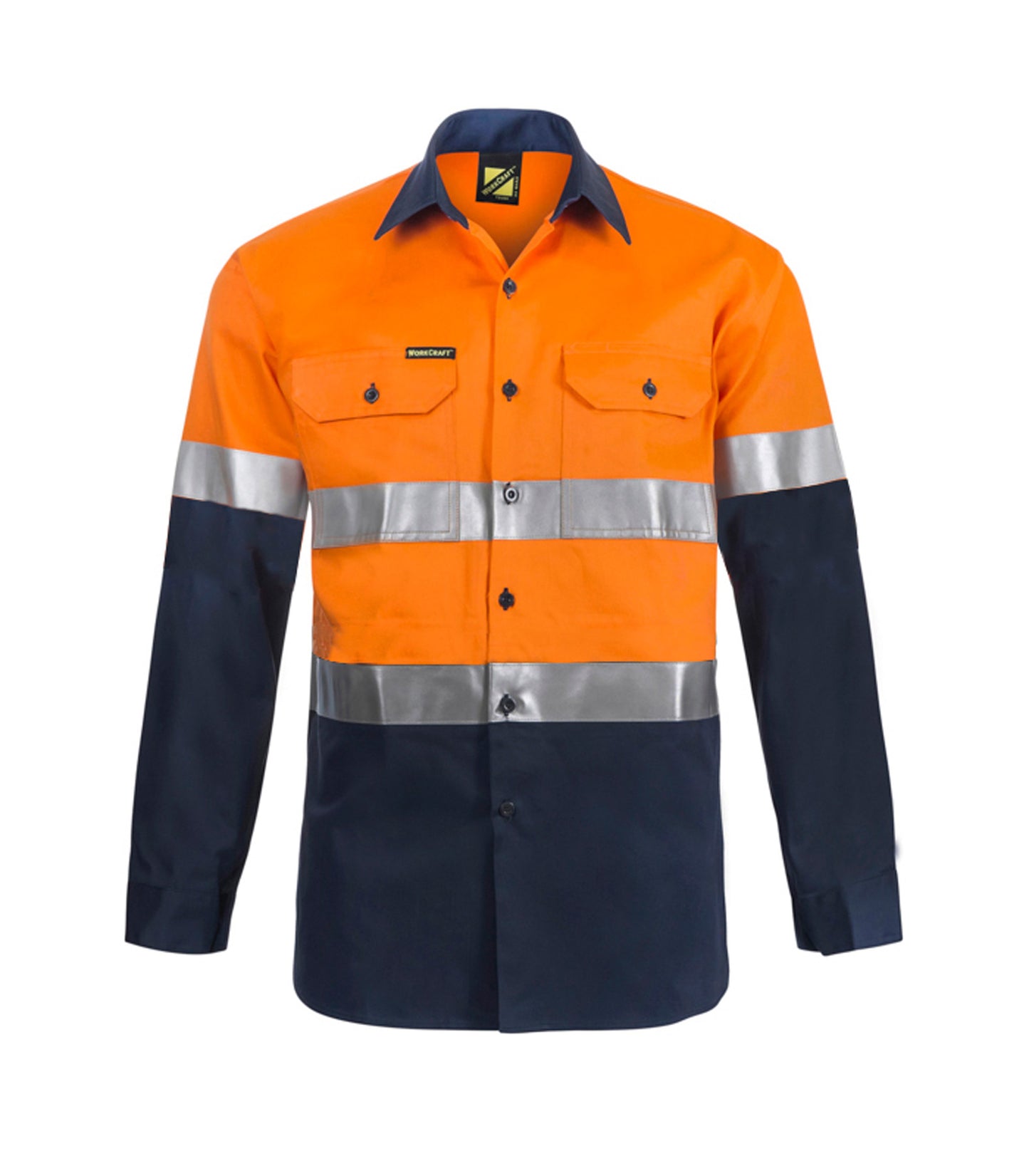 WORKCRAFT-COTTON SHIRT WITH CSR TAPE