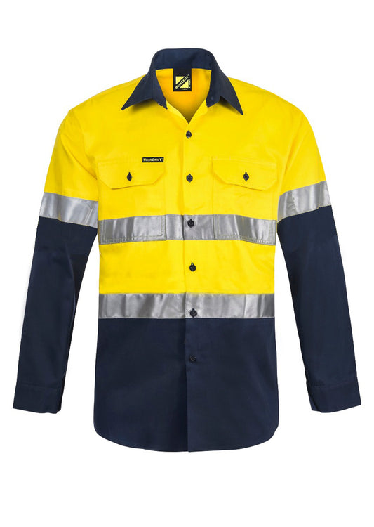 WORKCRAFT-COTTON SHIRT WITH CSR TAPE