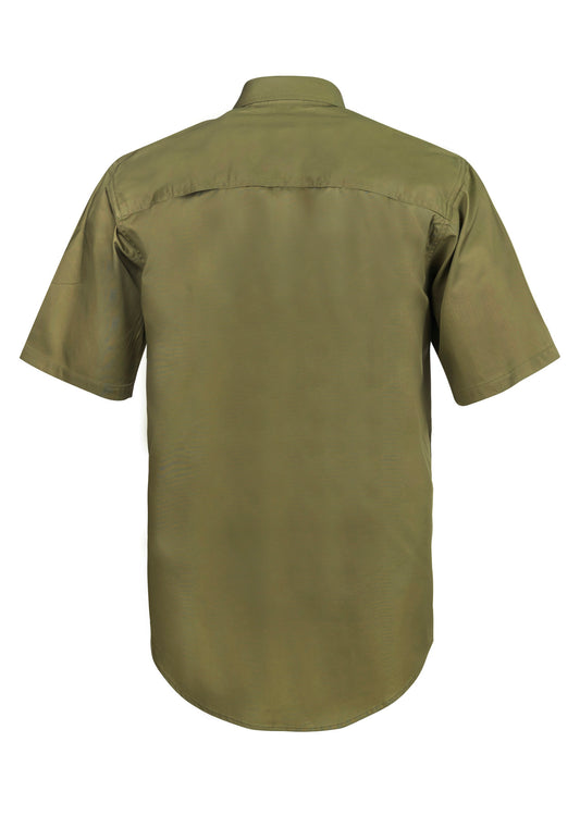 WORKCRAFT-FULL COLOUR VENTED S/S SHIRT