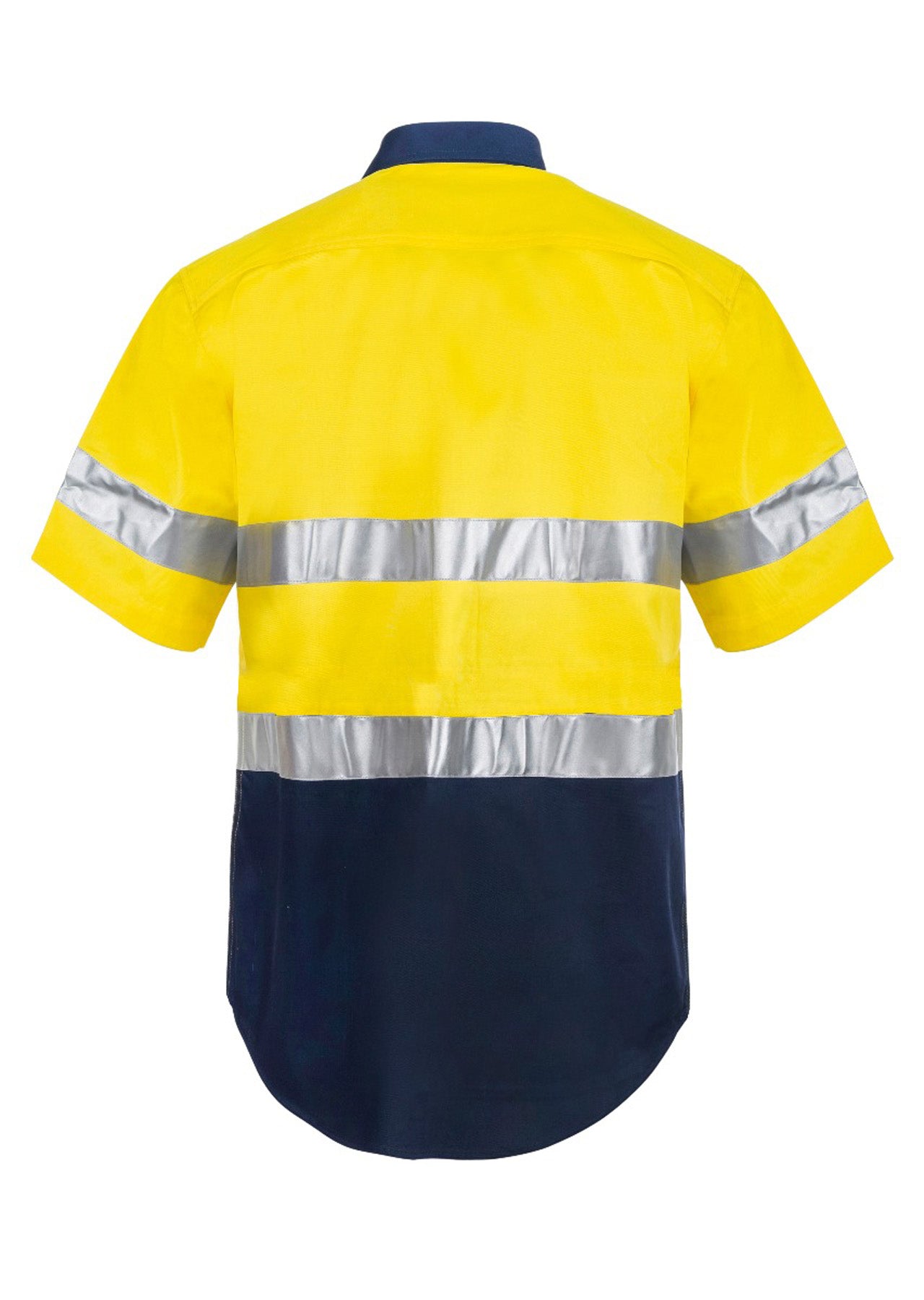 WORKCRAFT-TWO TONE S/S SHIRT W CSR TAPE