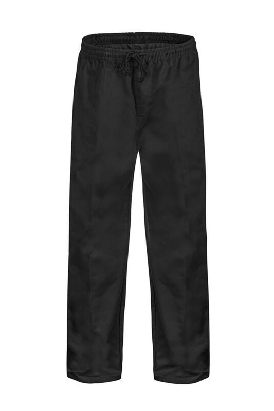 WORKCRAFT-ELASTIC DRAWSTRING WAIST PANT