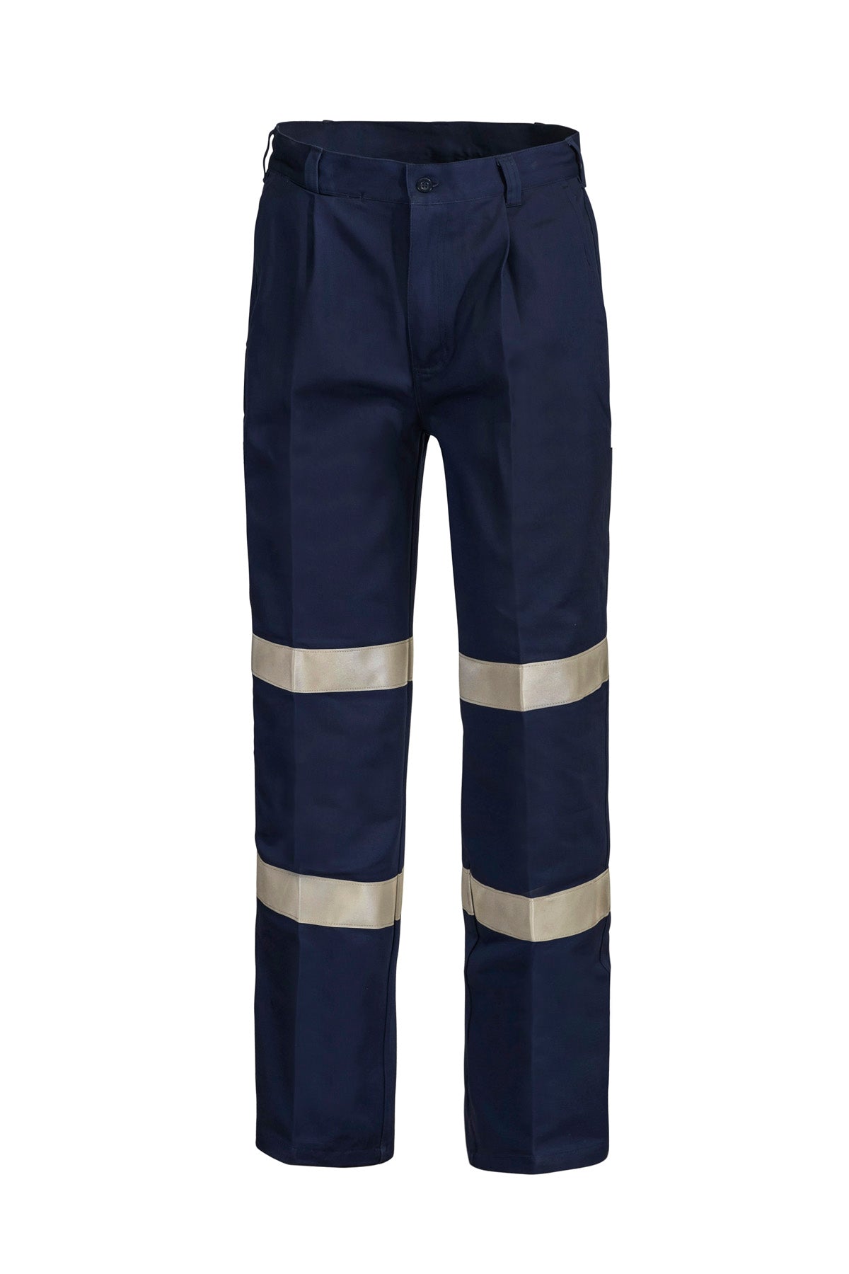 WORKCRAFT-COTTON PANT IND TAPE LONG