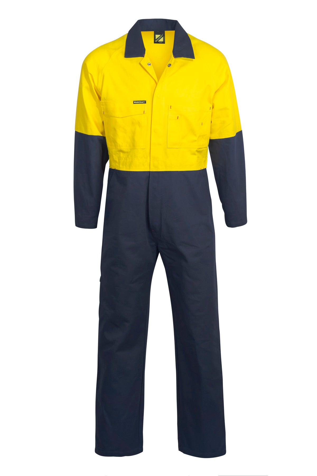 WORKCRAFT-HI VIS TWO TONE COVERALLS