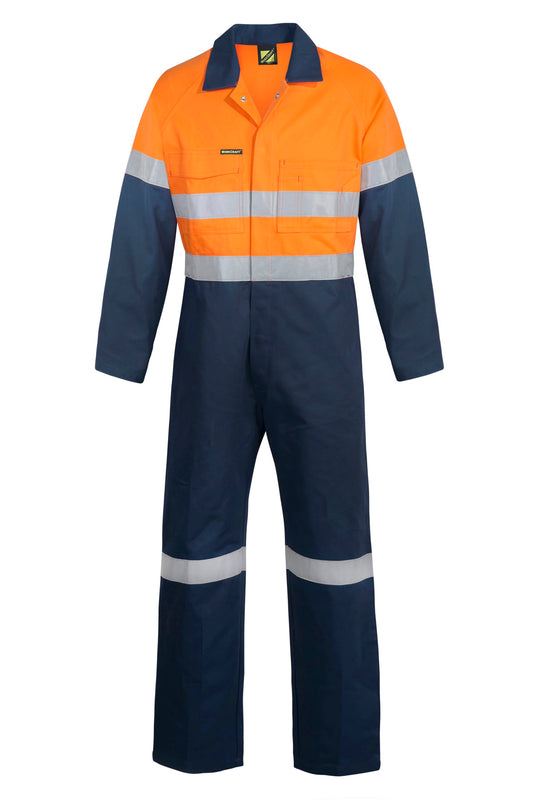WORKCRAFT-HI VIS COVERALL CSR TAPE
