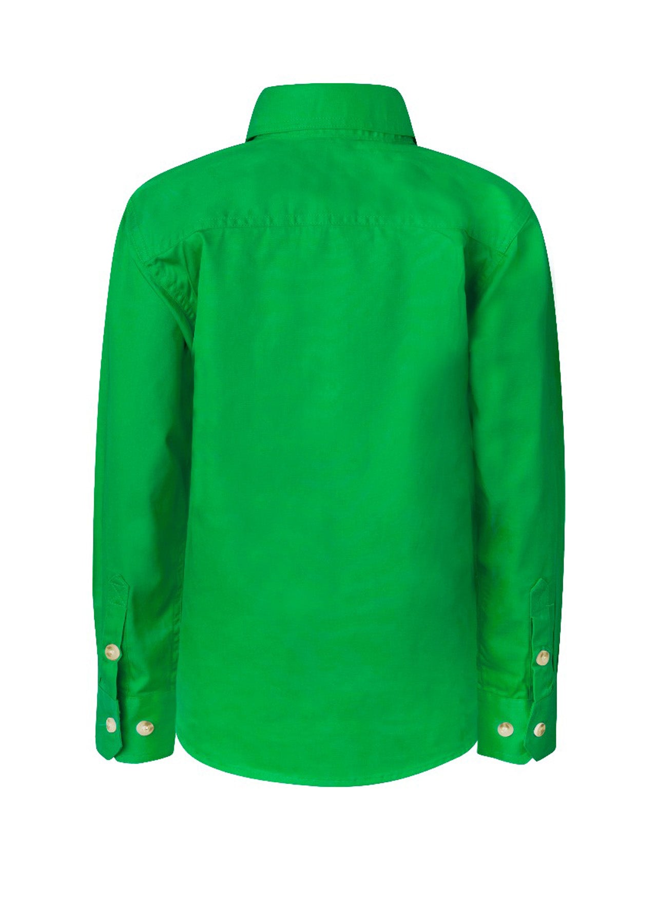 WORKCRAFT-KIDS HALF PLACKET FULL COL SHT