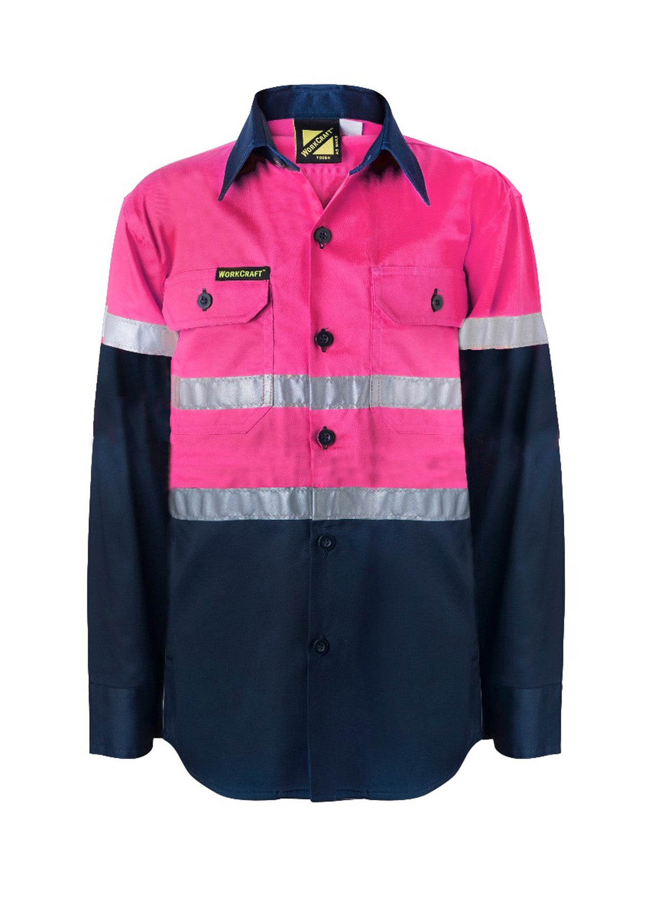 WORKCRAFT-KIDS TWO TONE SHIRT - TAPED
