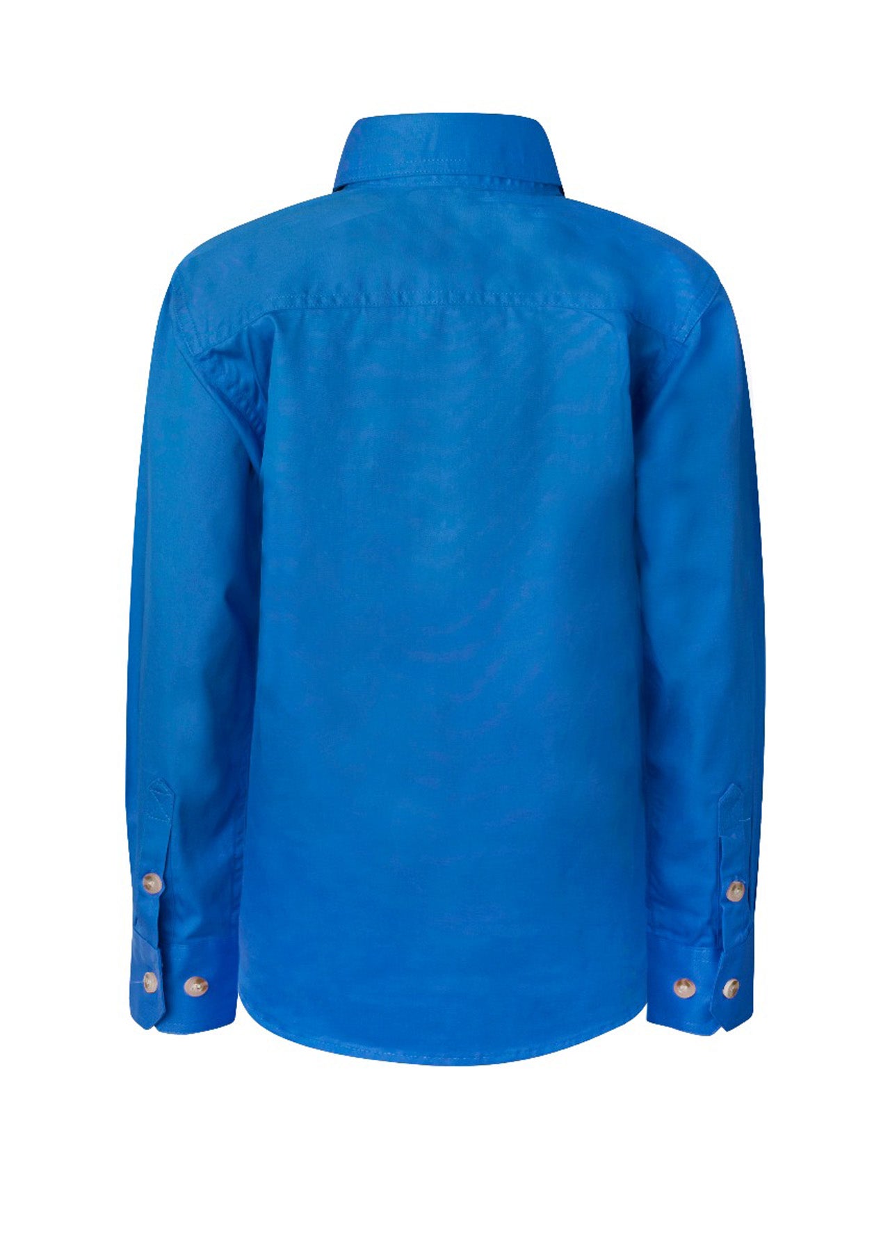 WORKCRAFT-KIDS HALF PLACKET FULL COL SHT
