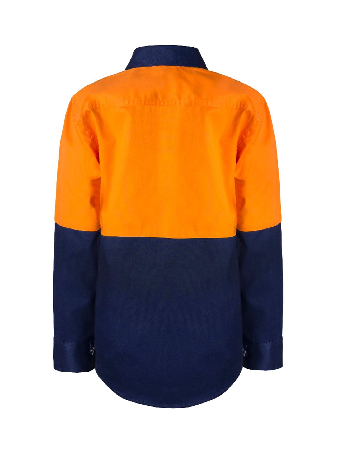 WORKCRAFT-KIDS HI VIS SHIRT LONG SLEEVE