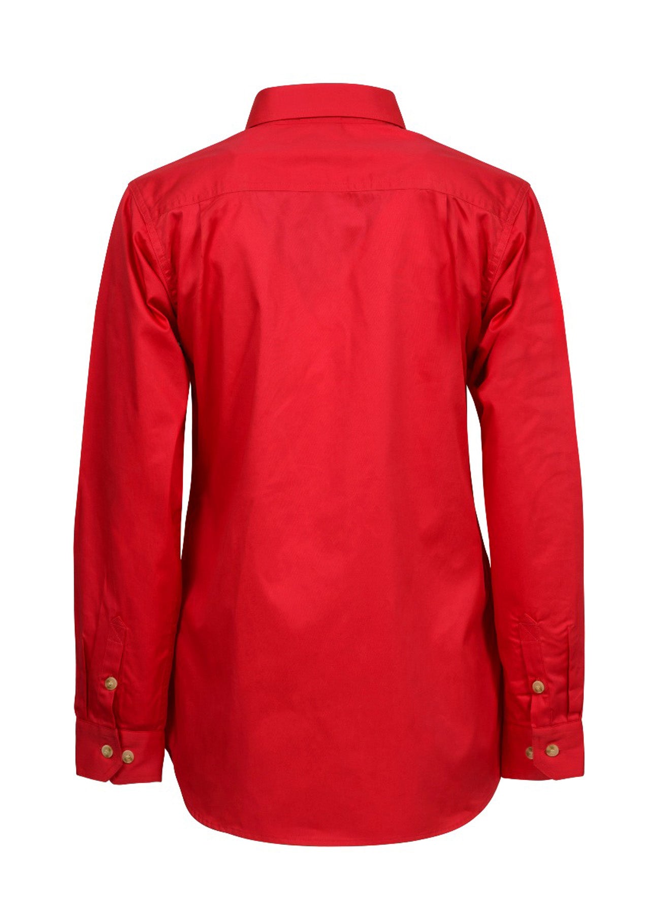 WORKCRAFT-LADIES HALF PLACKET SHIRT