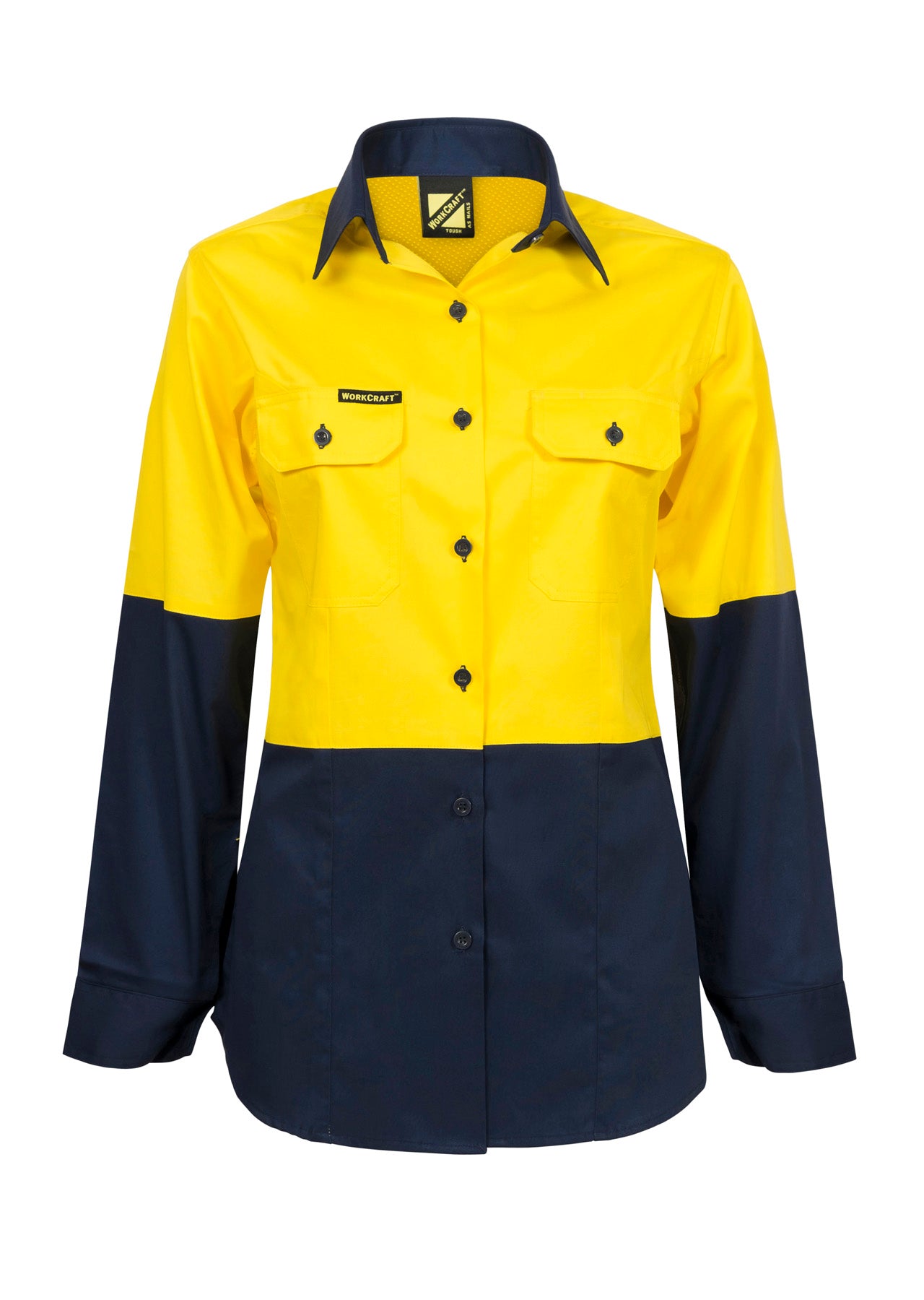 WORKCRAFT-LADIES HI VIS 2 TONE SHIRT