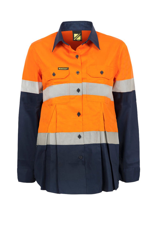 WORKCRAFT-MATERNITY HI VIS SHIRT CSRTAPE