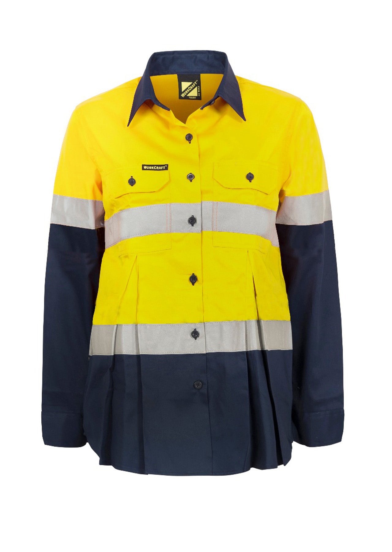 WORKCRAFT-MATERNITY HI VIS SHIRT CSRTAPE