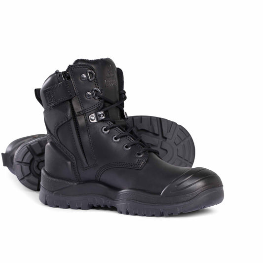 Mongrel - HIGH LEG ZIPSIDER BOOT W/ SCUFF CAP