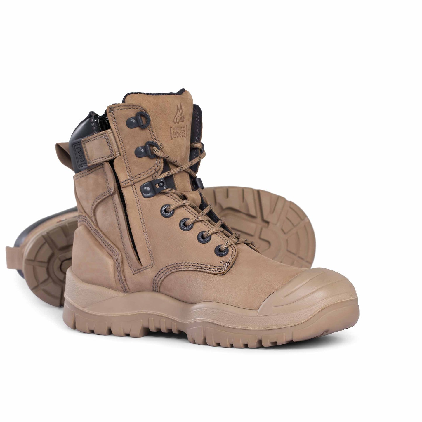 Mongrel - HIGH LEG ZIPSIDER BOOT W/ SCUFF CAP